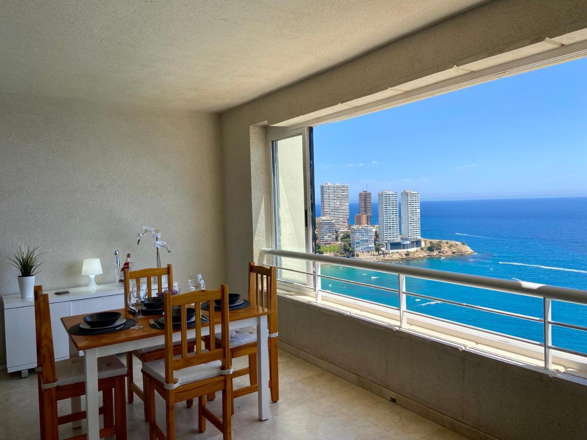 Apartamento Torre Levante, Primera Linea De Playa Benidorm Dış mekan fotoğraf